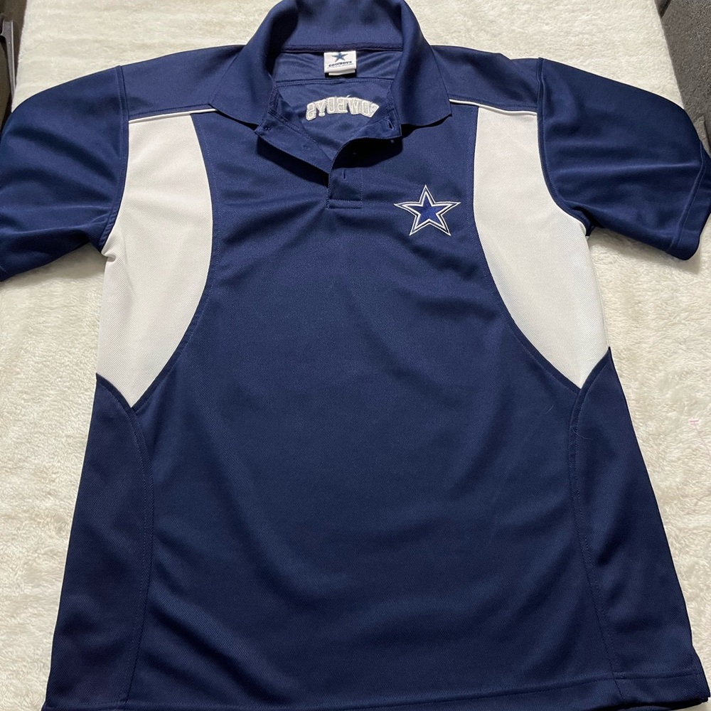 NFL Dallas Cowboy Polo Shirt M